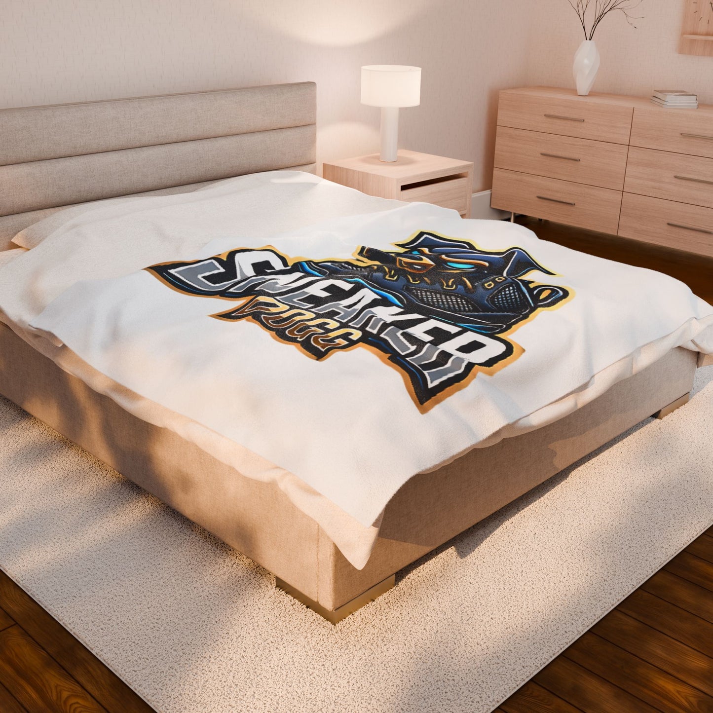 🐶 OG Sneakerdogg Plush Blanket – The Comfort. The Crown. 👑 (Velveteen Plush Blanket)