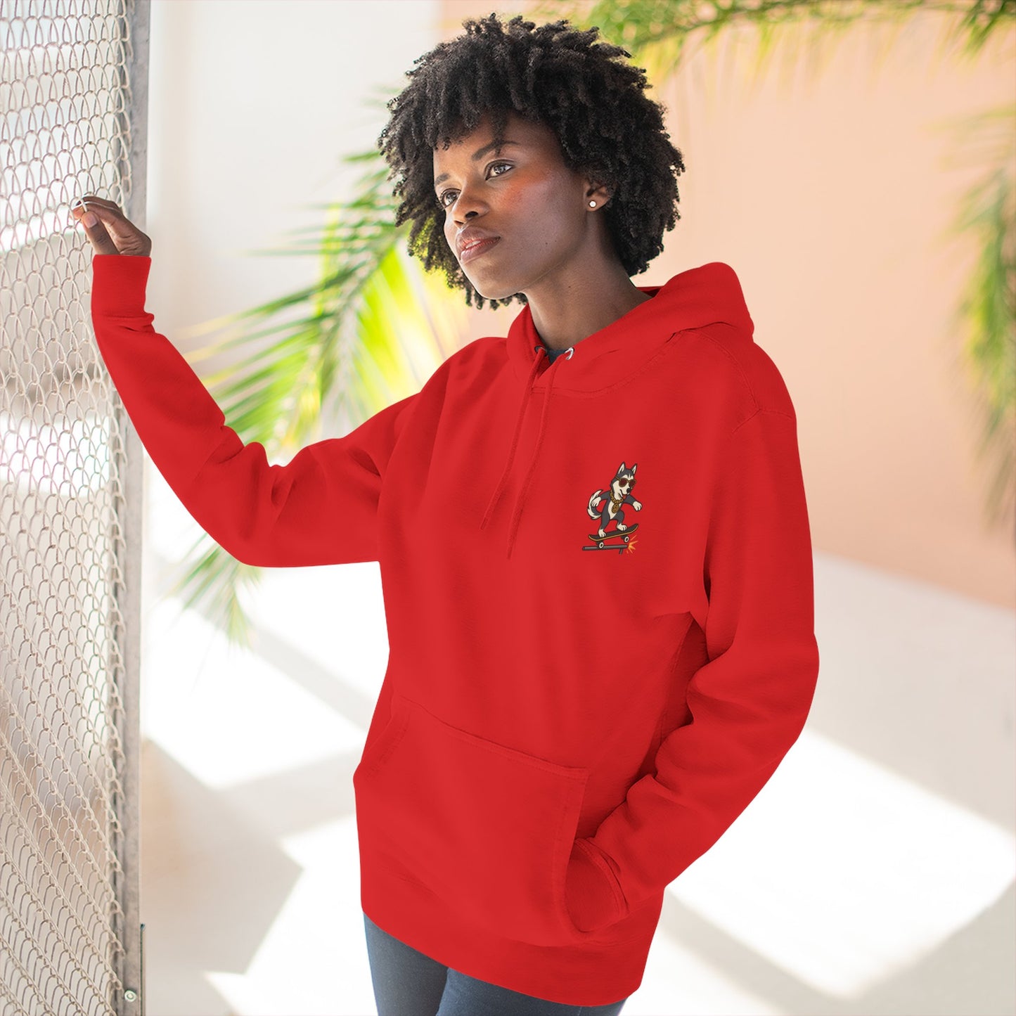 Just SkateDogg Fleece Hoodie — Three-Panel Skateboarding Hoodie