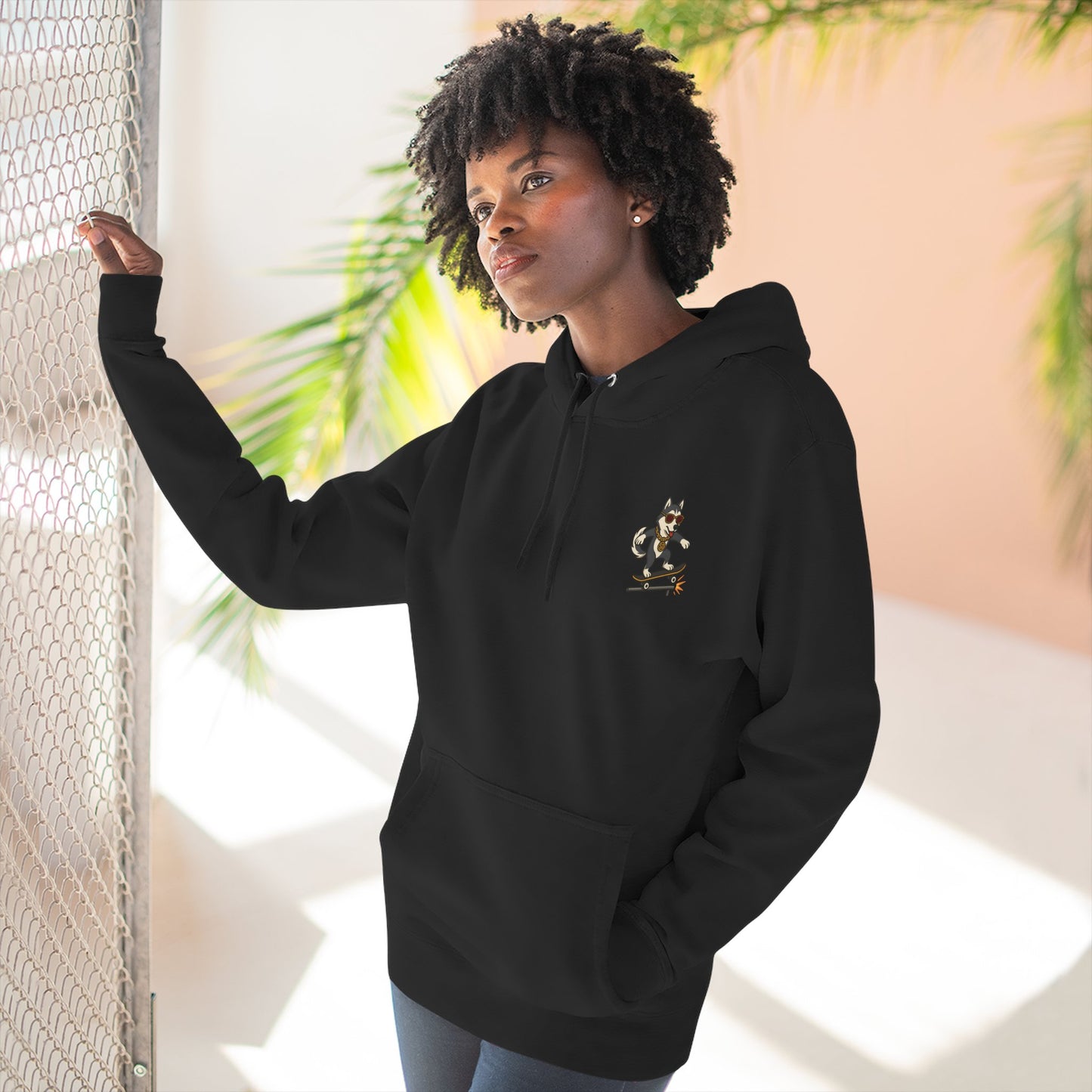 Just SkateDogg Fleece Hoodie — Three-Panel Skateboarding Hoodie
