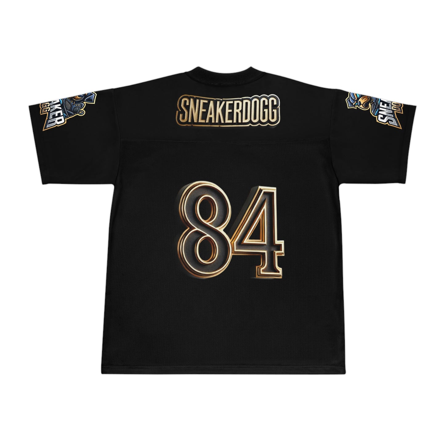 SneakerDogg Hall of Fame Football Jersey (Black)