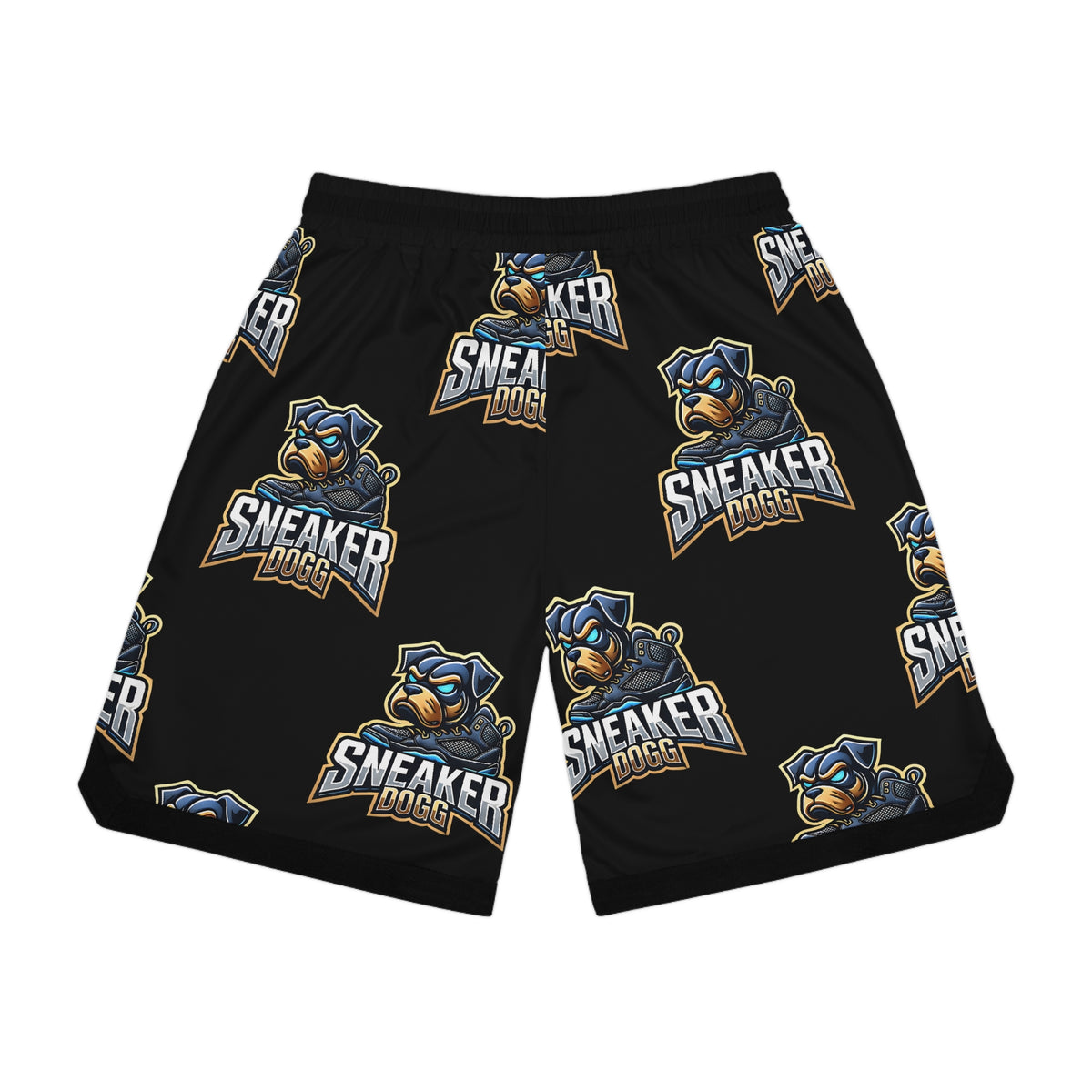 Sneaker Dogg Basketball Shorts (Blackout) – Sporty, Fun Athletic Wear for Basketball Fans