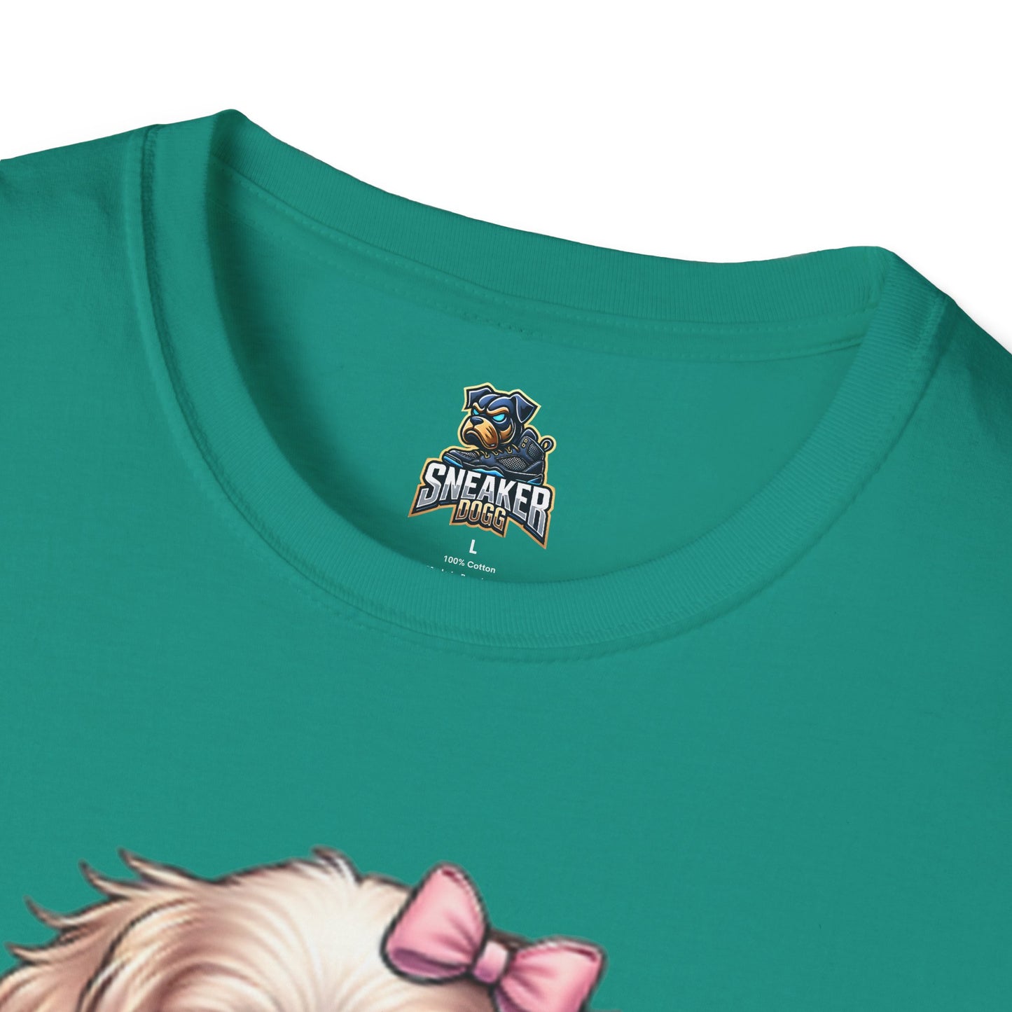 Sneaker Girls Cute Puppy Sneaker T-Shirt - Perfect Gift for Dog Lovers