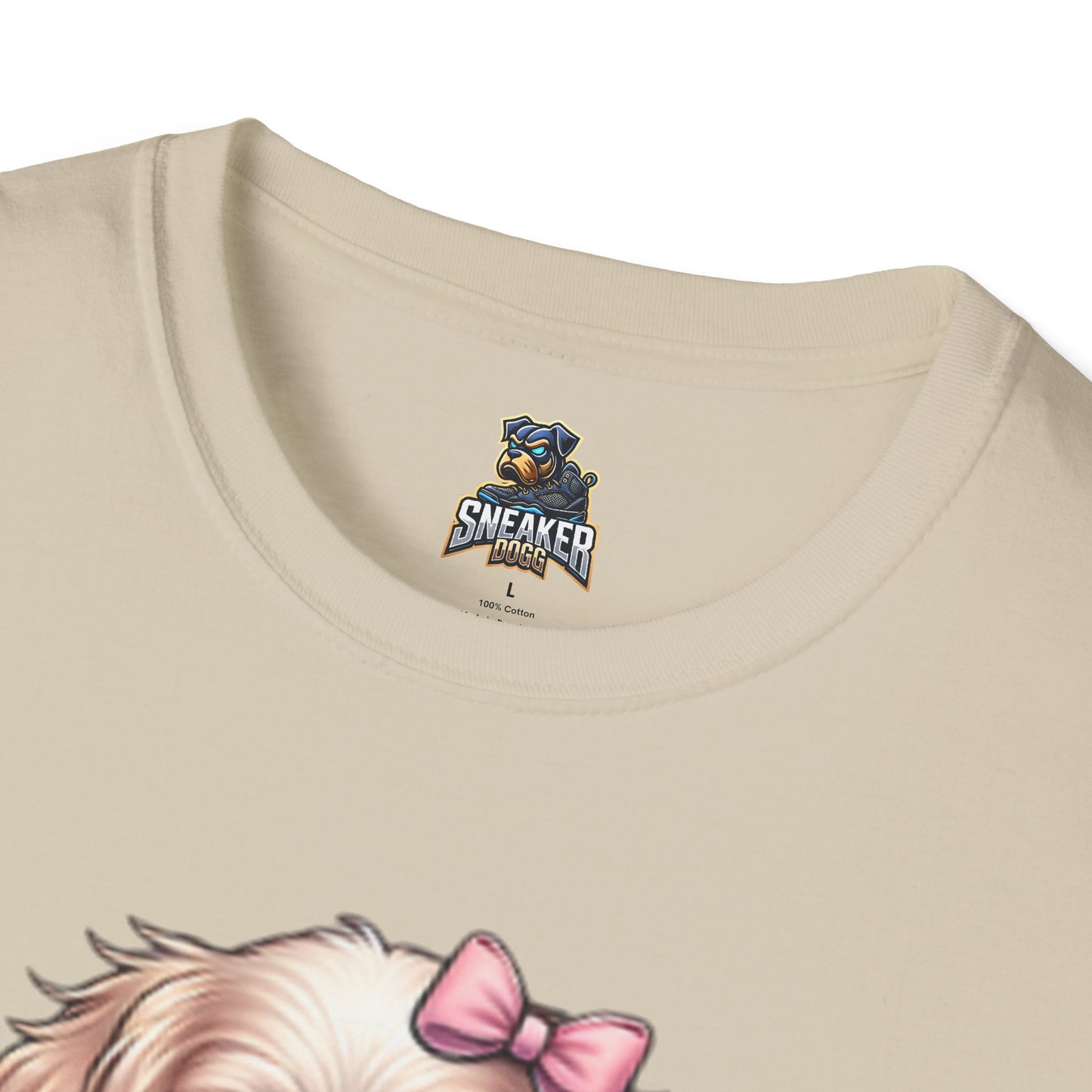 Sneaker Girls Cute Puppy Sneaker T-Shirt - Perfect Gift for Dog Lovers