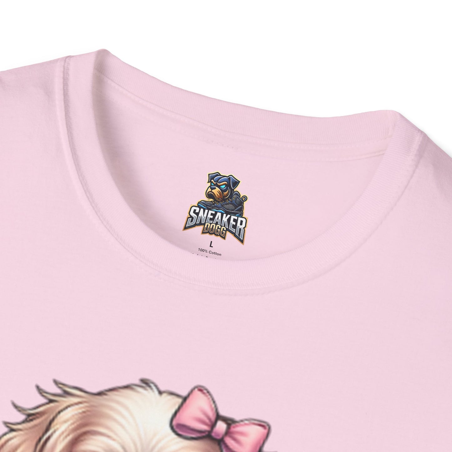 Sneaker Girls Cute Puppy Sneaker T-Shirt - Perfect Gift for Dog Lovers