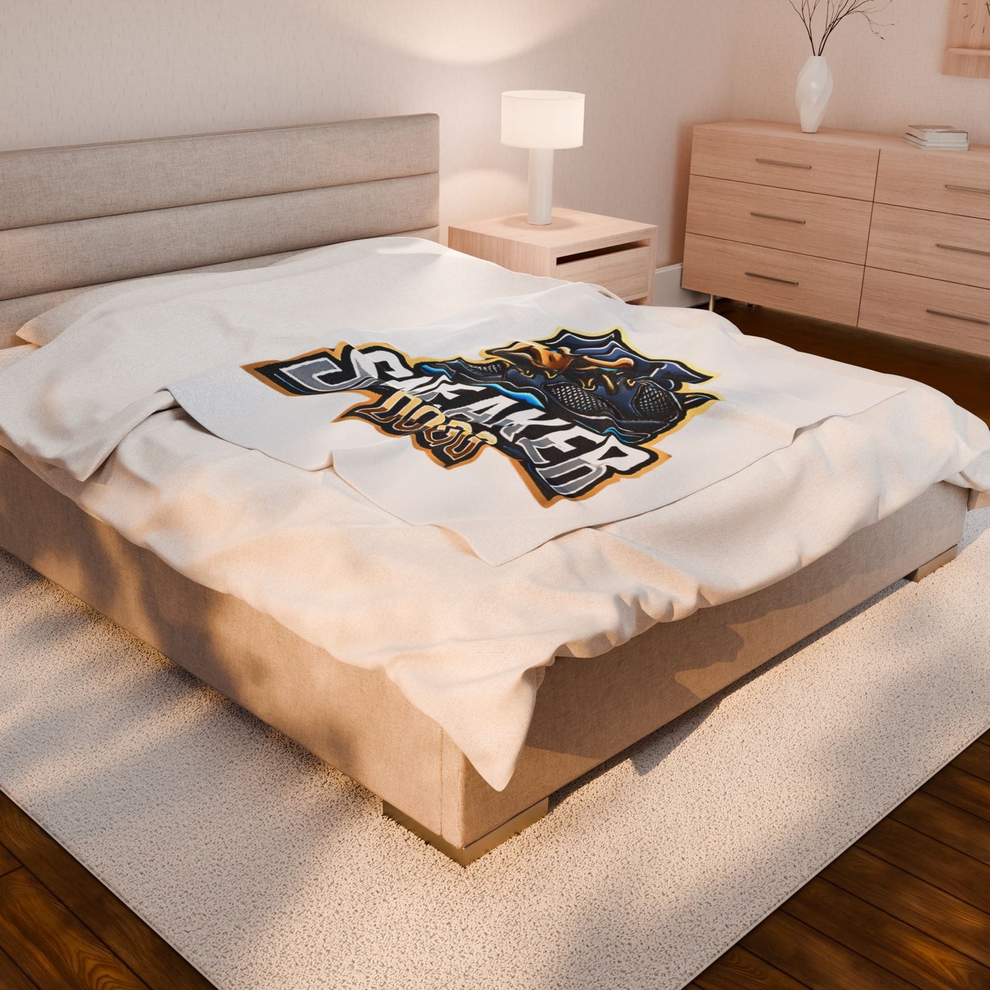 🐶 OG Sneakerdogg Plush Blanket – The Comfort. The Crown. 👑 (Velveteen Plush Blanket)