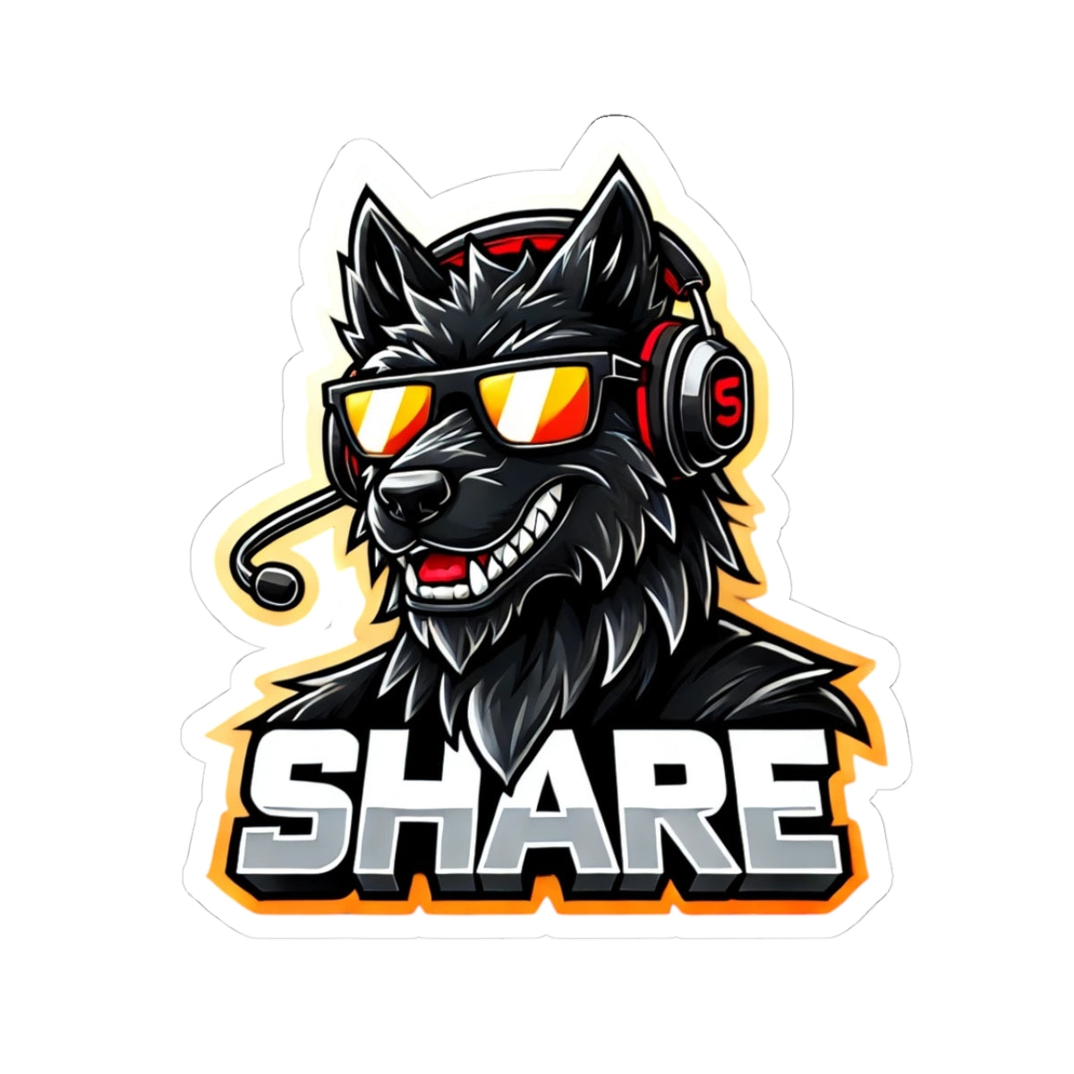 Share-Dogg Stickers