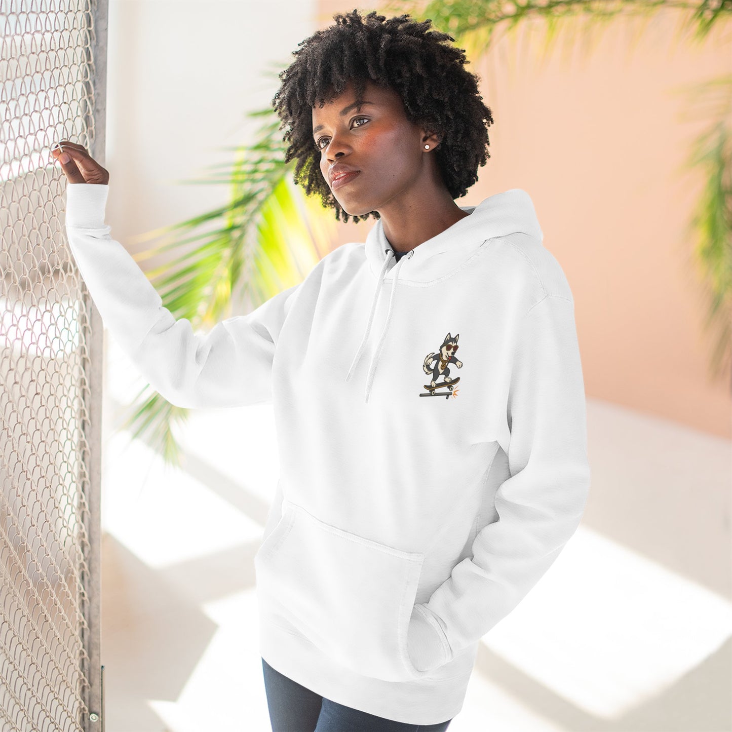 Just SkateDogg Fleece Hoodie — Three-Panel Skateboarding Hoodie