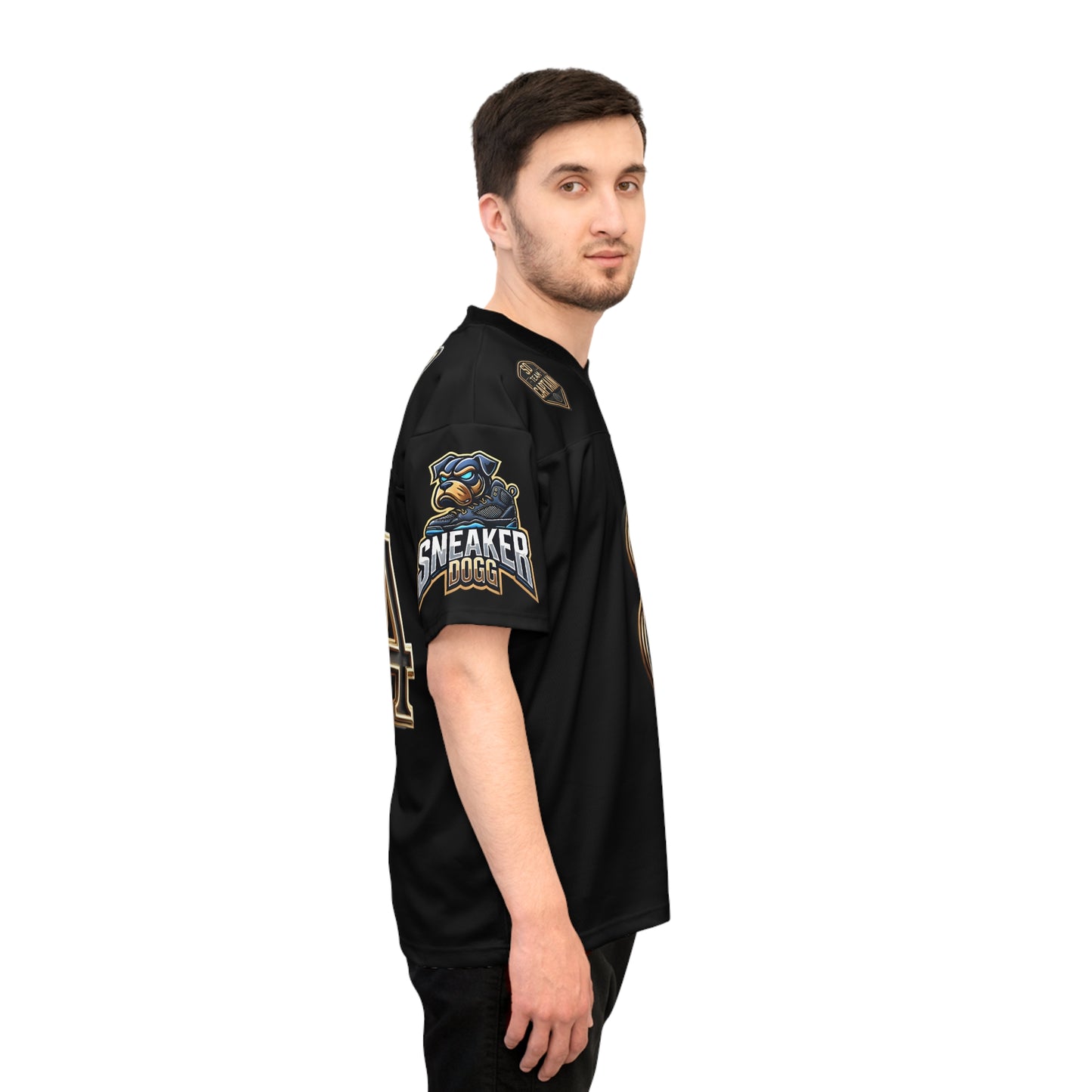 SneakerDogg Hall of Fame Football Jersey (Black)