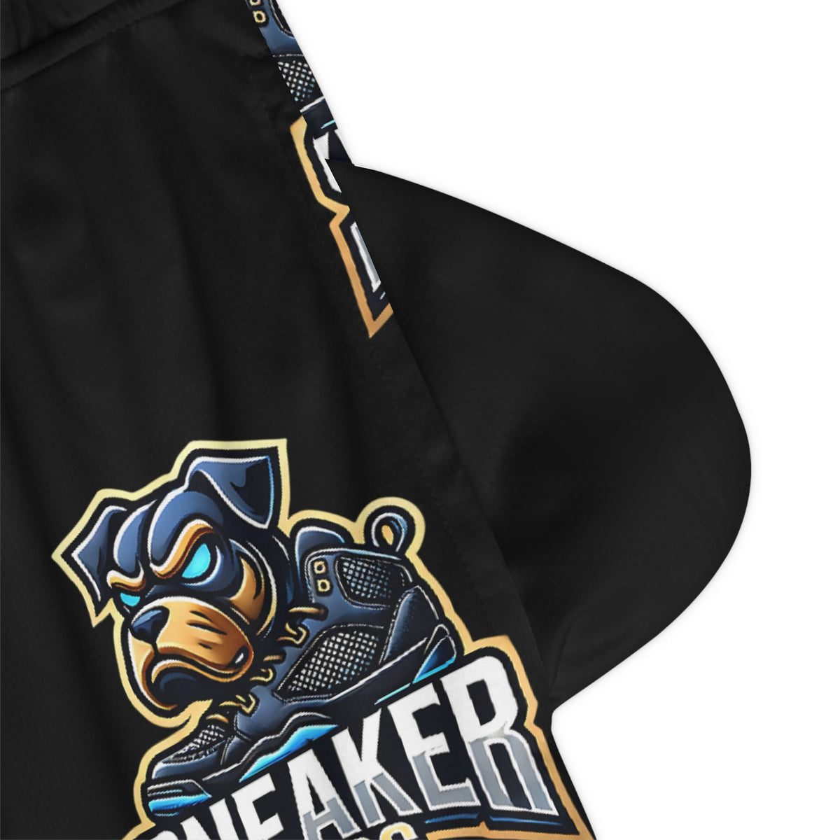 Sneaker Dogg Basketball Shorts (Blackout) – Sporty, Fun Athletic Wear for Basketball Fans