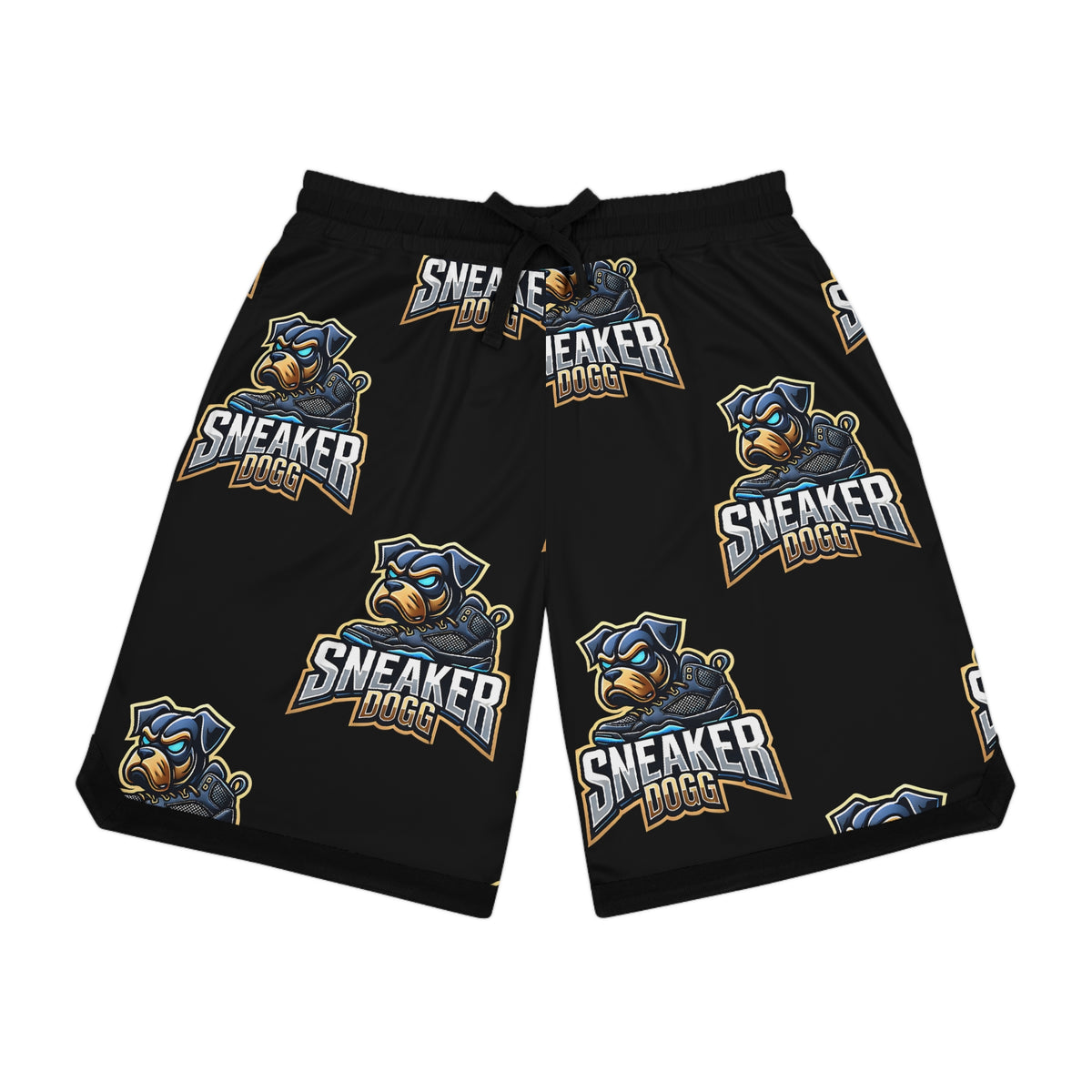 Sneaker Dogg Basketball Shorts (Blackout) – Sporty, Fun Athletic Wear for Basketball Fans