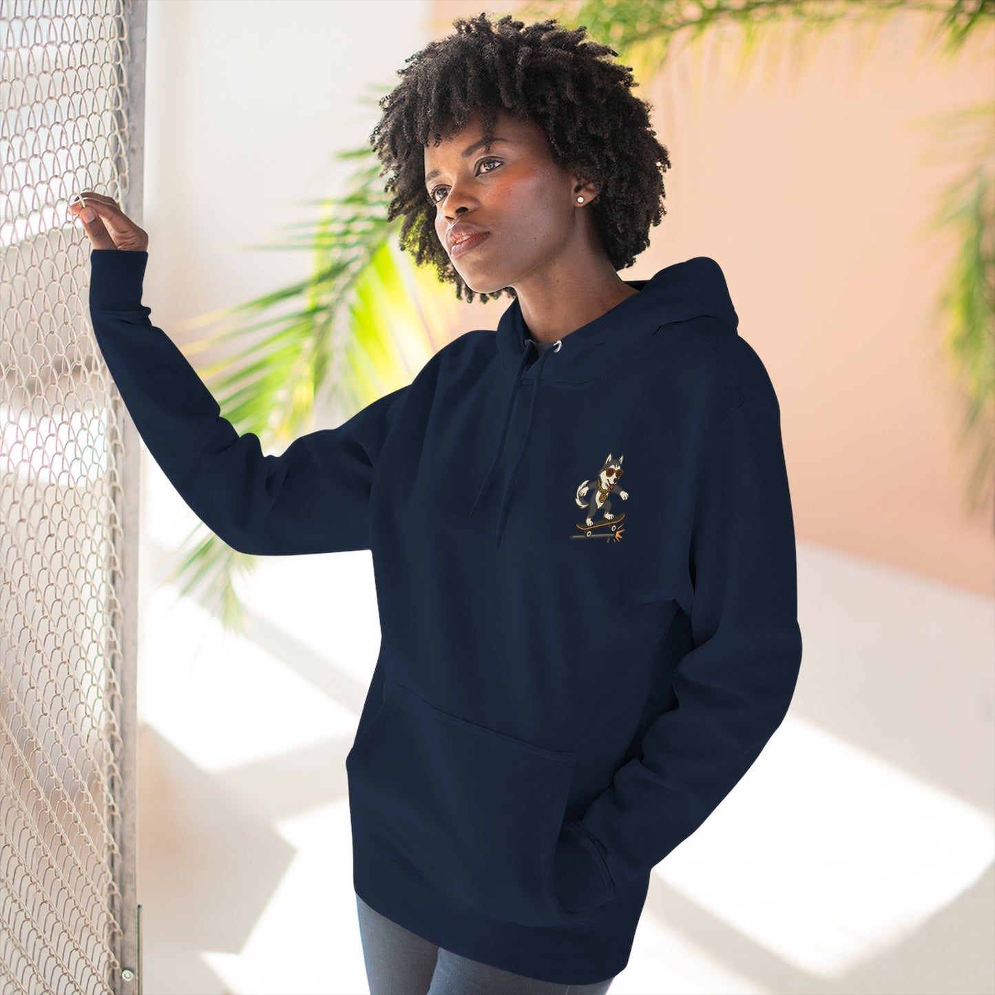 Just SkateDogg Fleece Hoodie — Three-Panel Skateboarding Hoodie